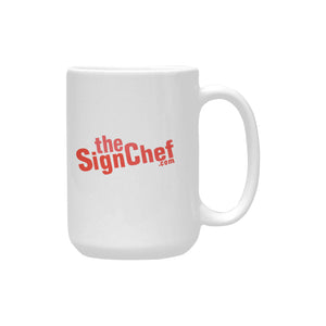 The Sign Chef Plus-Size Mug (15 OZ)