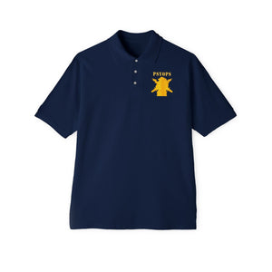 Men's Piqué Polo - PSYOPS w Branch Insignia - Line