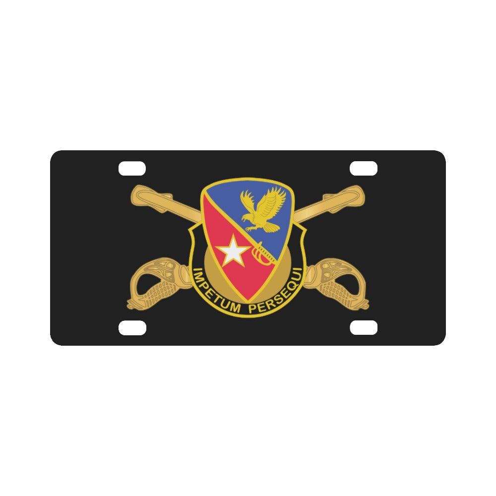 21st Cavalry Brigade - DUI w Cav Branch wo Txt X 300 Classic License Plate