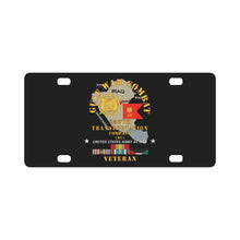 Load image into Gallery viewer, Army - Gulf War Combat Vet - 250th Transportation Company Guidon X 300 Classic License Plate
