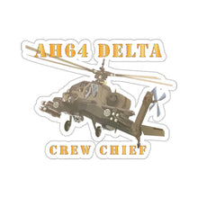 Load image into Gallery viewer, Kiss-Cut Stickers - AH-64 Oblique - AH-64 DElTA - Crew Chief - Lundy X 300
