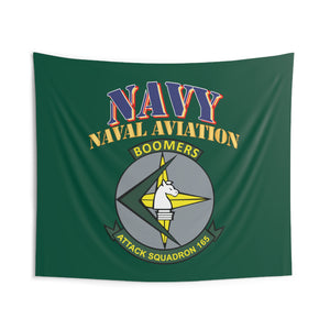 Indoor Wall Tapestries - Navy Attack Squadron 165  Tapestry