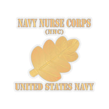 Load image into Gallery viewer, Kiss-Cut Stickers - Navy - Navy Nurse Corps Pin Branch w Txt X 300
