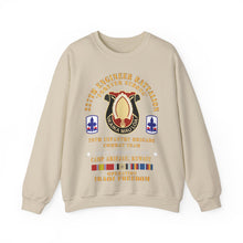 Load image into Gallery viewer, Unisex Heavy Blend™ Crewneck Sweatshirt - 227th Engineer Battalion, 29th Infantry Brigade Combat Team - Camp Arifjan Kuwait - OIF w IRAQ SVC
