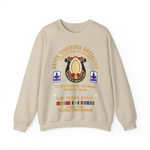 Unisex Heavy Blend™ Crewneck Sweatshirt - 227th Engineer Battalion, 29th Infantry Brigade Combat Team - Camp Arifjan Kuwait - OIF w IRAQ SVC