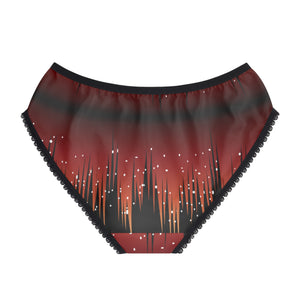 Women's Briefs - Red Night Sky Full of Stars