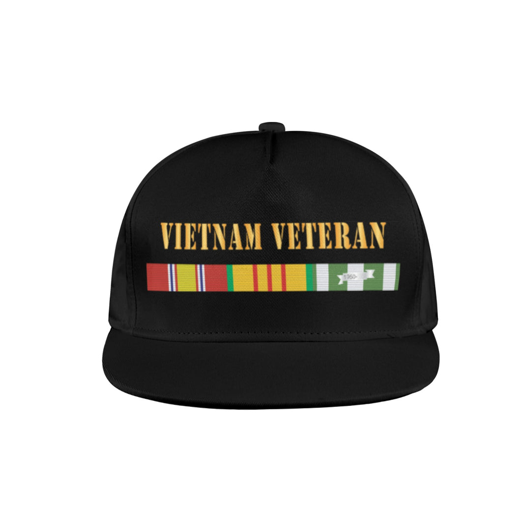 Vietnam RIbbons SVC wo Bronze Campaign Star bar - Vietnam Veteran - AOP Hat - Embroidery