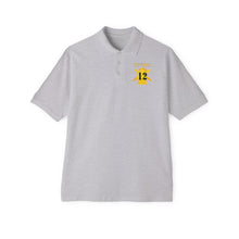 Load image into Gallery viewer, Men&#39;s Piqué Polo - PSYOPS w Branch Insignia - 12th Battalion Numeral - Line
