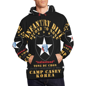 Men's All Over Print Hoodie (USA Size) (Model H13) - 2nd Infantry Div - Camp Casey Korea - Tong Du Chon