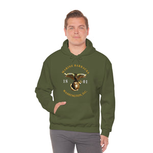 Unisex Heavy Blend™ Hooded Sweatshirt - Marine Barracks - Washington, D.C 1801 X 300