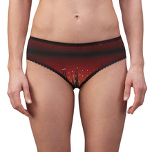 Load image into Gallery viewer, Women&#39;s Briefs - Red Night Sky Full of Stars
