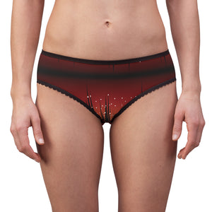 Women's Briefs - Red Night Sky Full of Stars