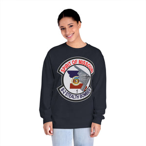 Unisex Classic Long Sleeve T-Shirt - Usaf - B2 - Spirit Of Missouri - Stealth Bomber Wo Txt