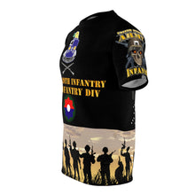 Load image into Gallery viewer, AOP - Army -  3rd Battalion, 39th Infantry Regiment with Unit Crest and M16 Rifle and Infantry Platoon
