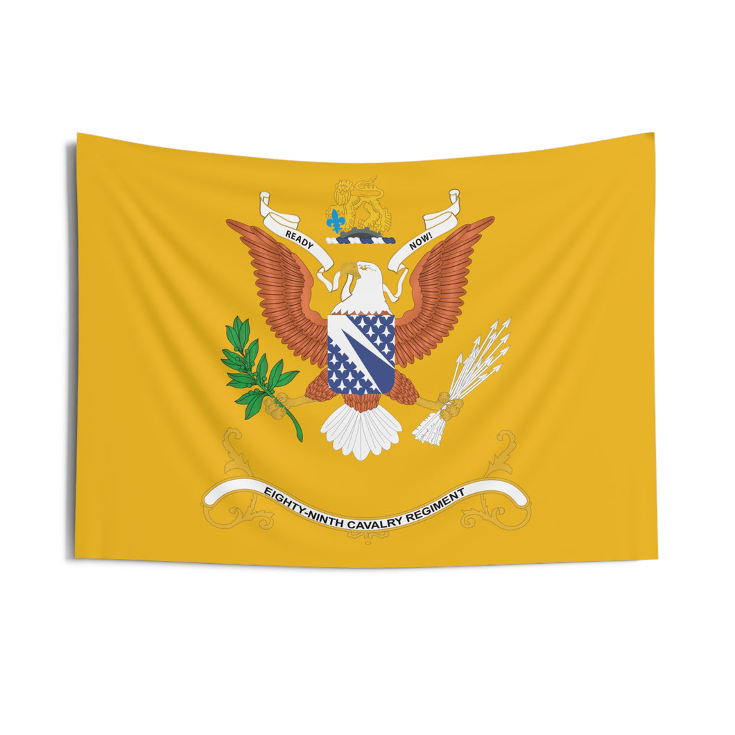 Indoor Wall Tapestries - 89th Cavalry Regiment - Regimental Colors Tapestry