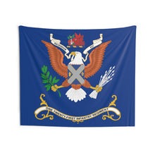 Load image into Gallery viewer, Indoor Wall Tapestries - 121st Infantry Regiment Regimental Colors Tapestry - FACIENDUM EST
