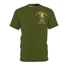 Load image into Gallery viewer, Unisex Cut &amp; Sew Tee (AOP) - Army - HHT - 2nd Squadron, 6th Armored Cavalry Regiment Ft Knox, Kentucky,  1980-1981
