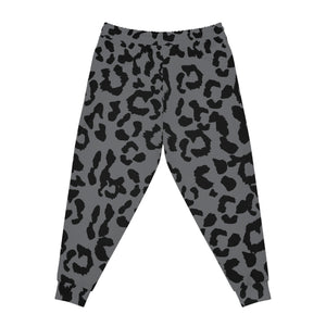 Athletic Joggers (AOP) - Leopard Camouflage - Battleship Color