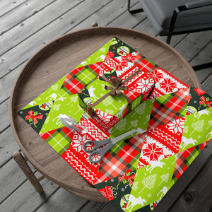 Gift Wrap Papers - Christmas and new year patchwork seamless