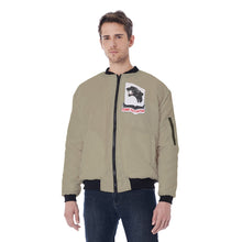 Load image into Gallery viewer, All-Over Print Men&#39;s Bomber Jacket - Army - 761st Tank Battalion - Black Panthers - WWII  EU SVC
