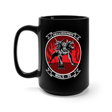 Load image into Gallery viewer, Black Mug 15oz - USMC - Marine Aviation Logistics Squadron 39 - MALS 39 - Hellhounds - Wo Txt
