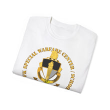 Load image into Gallery viewer, Unisex Ultra Cotton Tee - SOF - JFK Special Warfare Center - School Veteran wo BackGrnd
