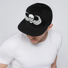 Load image into Gallery viewer, Skull Kap - Winged Skull - Airborne - Death from Above - hat
