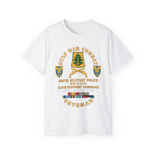 Load image into Gallery viewer, Unisex Ultra Cotton Tee - Army - Gulf War Combat Vet - 800th Military Police Brigade - Patch, 22nd Support Command Patch, Gulf War
