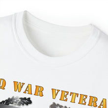 Load image into Gallery viewer, Unisex Ultra Cotton Tee - Army - Iraq War Veteran - Combat Action Badge w CAB IRAQ  SVC
