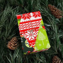 Load image into Gallery viewer, Gift Wrap Papers - Christmas and new year patchwork seamless
