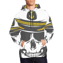 Load image into Gallery viewer, Men&#39;s All Over Print Hoodie (USA Size) (Model H13) - Sailor - Skull - Cap
