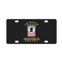 Load image into Gallery viewer, USS Ranger (CV-4) w EUR ARR SVC WWII Classic License Plate
