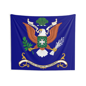 Indoor Wall Tapestries - 4th Infantry Regiment - DON'T TREAD on ME - Regimental Colors Tapestry