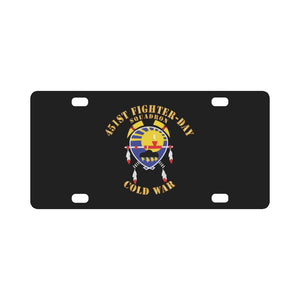 451st Fighter-Day Squadron - Cold War X 300 Classic License Plate