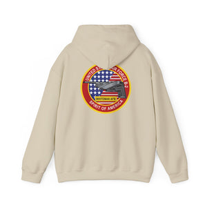 Unisex Heavy Blend™ Hooded Sweatshirt - Usaf - B2 - Spirit - Stealth Bomber Wo Txt