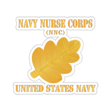 Load image into Gallery viewer, Kiss-Cut Stickers - Navy - Navy Nurse Corps Pin Branch w Txt X 300
