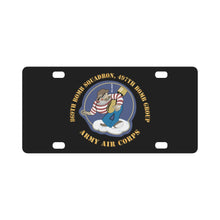 Load image into Gallery viewer, AAC - 869th Bomb Squadron, 497th Bomb Group X 300 Classic License Plate
