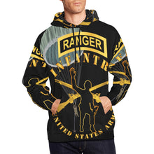 Load image into Gallery viewer, Men&#39;s All Over Print Hoodie (USA Size) (Model H13) - Infantry - Follow Me - Ranger Tab - Paratrooper
