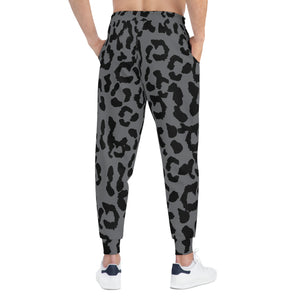 Athletic Joggers (AOP) - Leopard Camouflage - Battleship Color