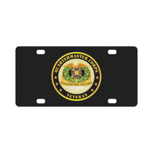 Load image into Gallery viewer, Army - Quartermaster Corps Veteran Classic License Plate
