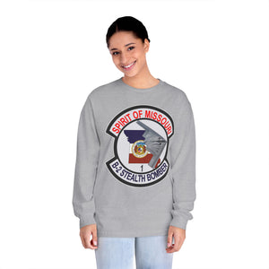 Unisex Classic Long Sleeve T-Shirt - Usaf - B2 - Spirit Of Missouri - Stealth Bomber Wo Txt