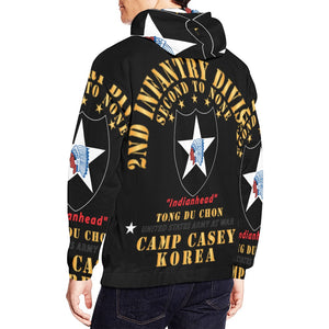 Men's All Over Print Hoodie (USA Size) (Model H13) - 2nd Infantry Div - Camp Casey Korea - Tong Du Chon