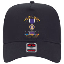 Load image into Gallery viewer, Baseball Cap - Purple Heart - WIA w VN SVC w Purple Heart Ribbon
