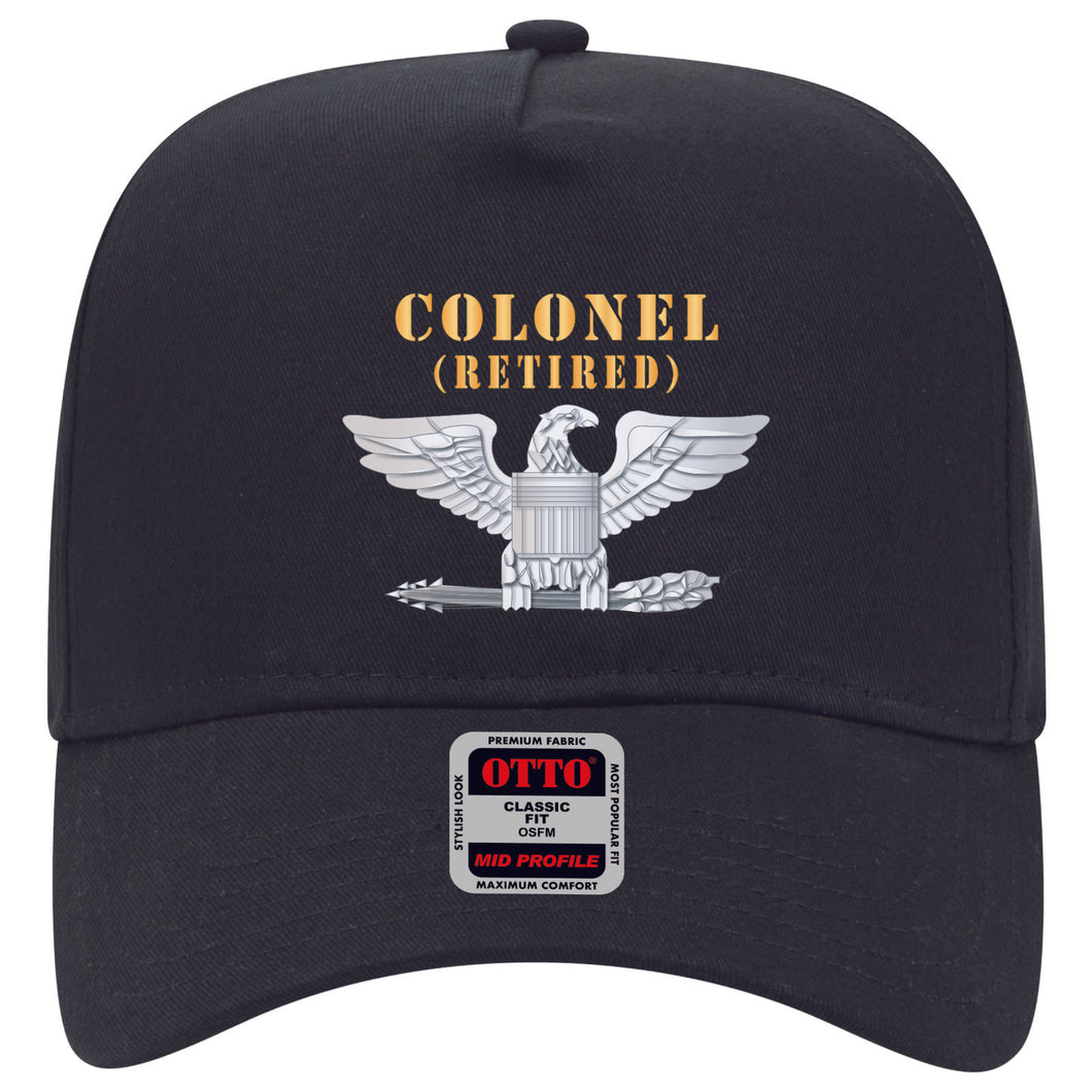 Baseball Cap - Colonel - Retired X 300 - Hat