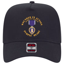 Load image into Gallery viewer, Baseball Cap - Wounded in Action - Purple Heart - Badge of Courage X 300
