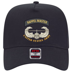 Baseball Cap - Rappel Master Tab w Air Assault Badge - US Army