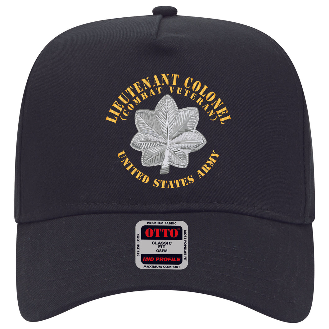 Baseball Cap - Lieutenant Colonel - LTC - Combat Veteran - V1