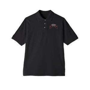 Men's Piqué Polo - 5th Ranger Co wo Txt