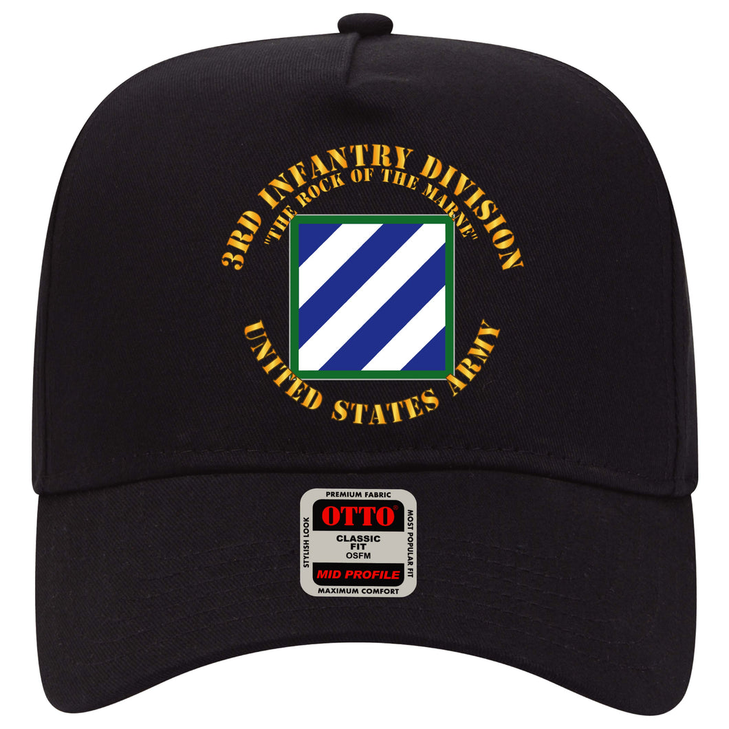 Baseball Cap - 3rd ID - The Rock of the Marne