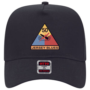 Baseball Cap - 50th Armored Division - Jersey Blues wo Txt X 300